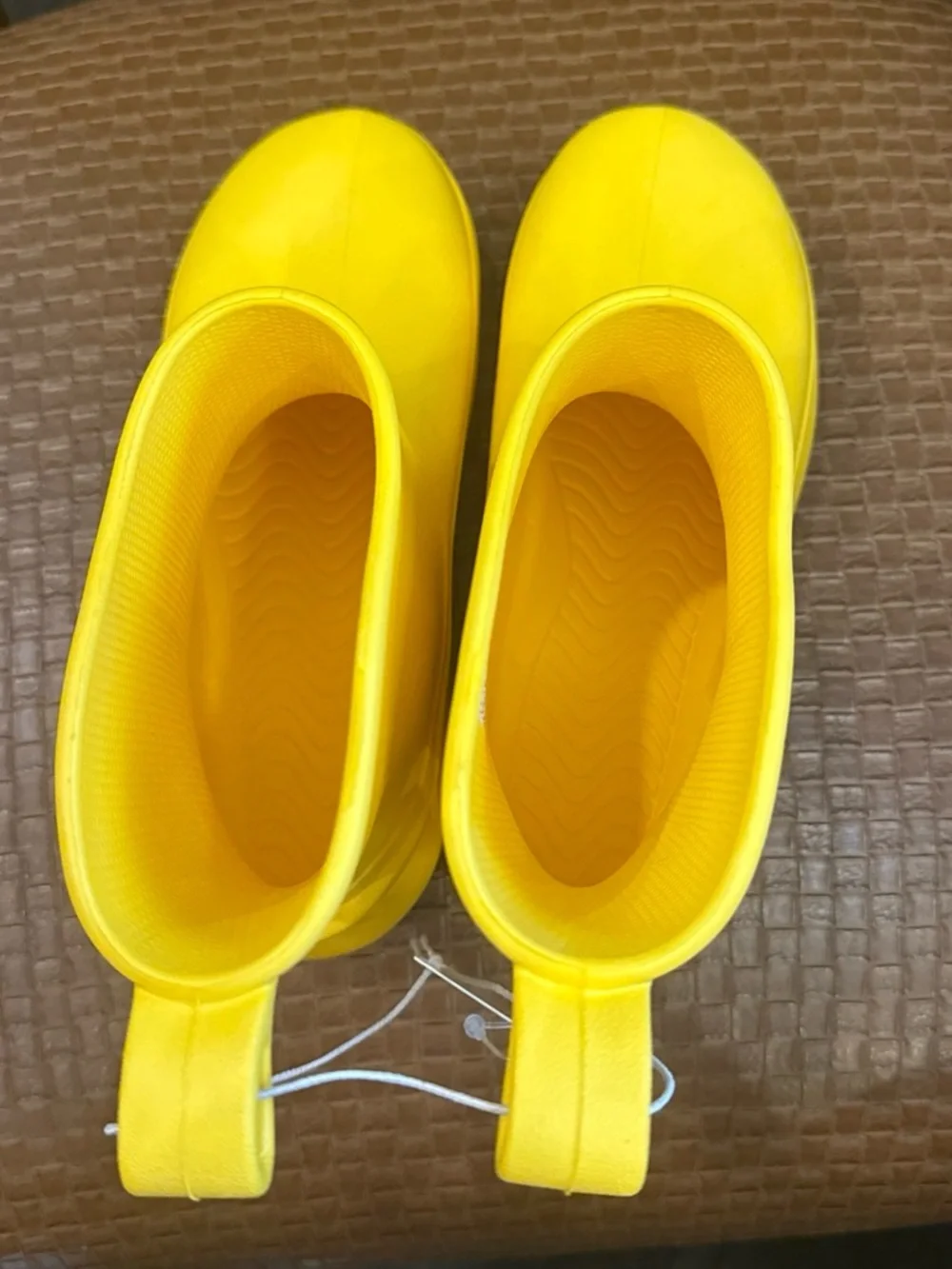 Cat & Jack Bright Yellow Kids Waterproof Rain Boots